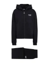 Ea7 Woman Tracksuit Black Size S Cotton, Elastane