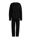 Ea7 Woman Tracksuit Black Size Xxl Polyester, Cotton, Modal, Elastane