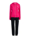 Ea7 Woman Tracksuit Fuchsia Size Xl Cotton, Elastane In Pink