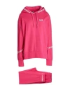 Ea7 Woman Tracksuit Fuchsia Size Xxl Cotton, Elastane In Pink