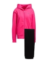Ea7 Woman Tracksuit Fuchsia Size Xl Polyester, Cotton In Pink