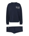 Ea7 Woman Tracksuit Midnight Blue Size Xl Polyester, Cotton, Modal, Elastane In Blue
