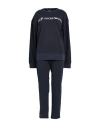Ea7 Woman Tracksuit Navy Size M Cotton, Elastane In Navy