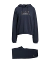 Ea7 Woman Tracksuit Navy Size Xl Cotton, Modal, Elastane In Navy