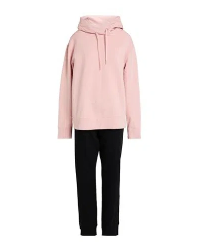 Ea7 Woman Tracksuit Pink Size Xl Cotton, Elastane