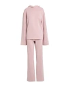 Ea7 Woman Tracksuit Pink Size Xxl Polyester, Modal, Elastane