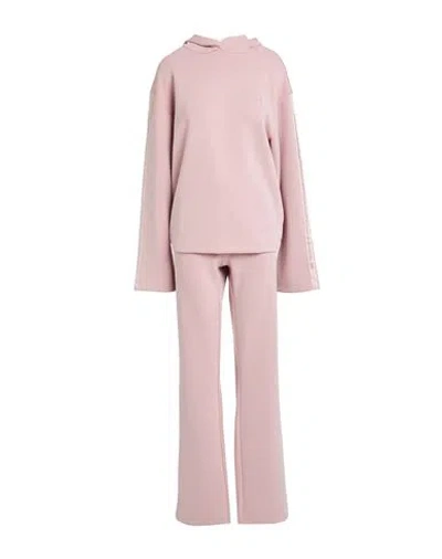 Ea7 Woman Tracksuit Pink Size Xxl Polyester, Modal, Elastane