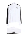 Ea7 Woman Tracksuit White Size L Polyester, Elastane