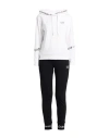 Ea7 Woman Tracksuit White Size S Cotton, Elastane In White