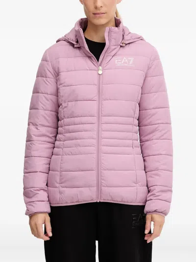 EA7 ZIP-FASTENING PADDED JACKET