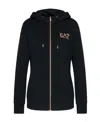 EA7 ZIP-THROUGH HOODED JACKET