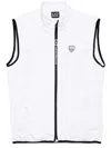 Ea7 Zip-up Down Jacket In White