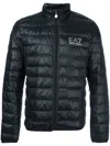 Ea7 Zip Up Jacket In Black
