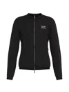 Ea7 Zip-up Sweatshirt In Black