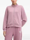 Ea7 Zip-up Sweatshirt In Pink