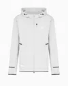 Ea7 Dynamic Athlete Hooded Jacket In Ventus7 Technical Fabric