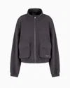 Ea7 Zip-up Sweatshirts In Gray