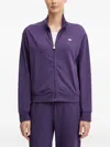 Ea7 Zip-up Tracksuit In Purple