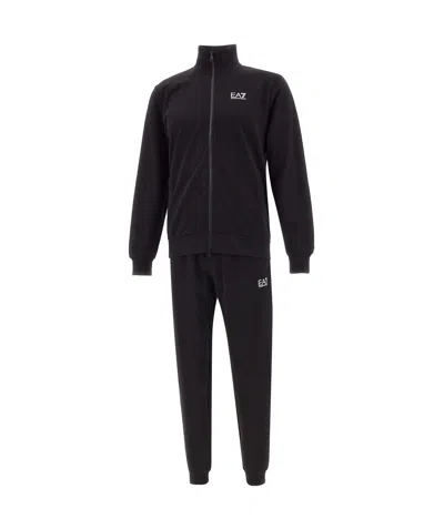 EA7 EA7 EMPORIO ARMANI LOGO PRINTED ZIPPED TRACK SUIT