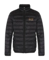 Ea7 Packable Core Identity Puffer Jacket In Black