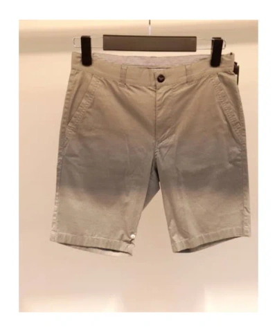 Ea7 Zippered Casual Shorts In Brown