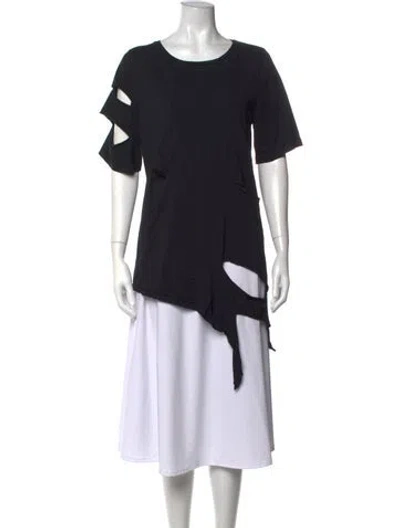Pre-owned Each X Other Crew Neck Short Sleeve Top In Black
