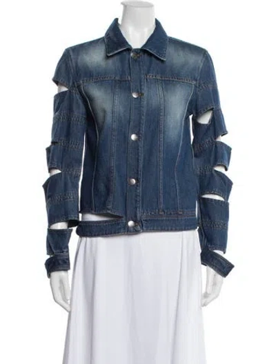 Pre-owned Each X Other Denim Jacket In Blue