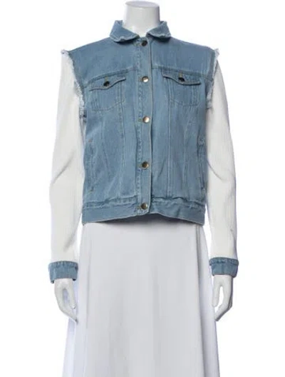 Pre-owned Each X Other Denim Jacket In Blue