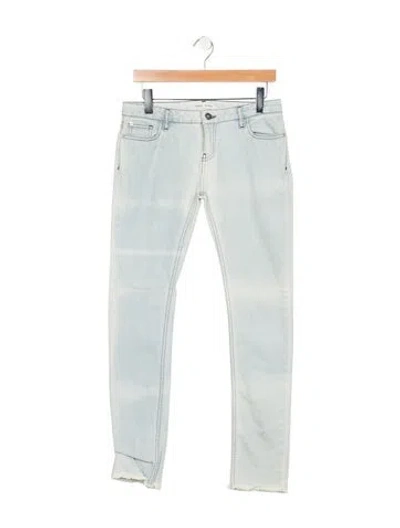 Pre-owned Each X Other Mid-rise Skinny Leg Jeans In Blue