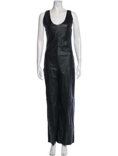 Pre-owned Each X Other Scoop Neck Jumpsuit In Black
