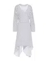 Each X Other Midi Dresses In White