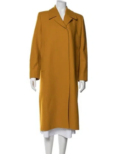 Pre-owned Each X Other Wool Coat In Yellow