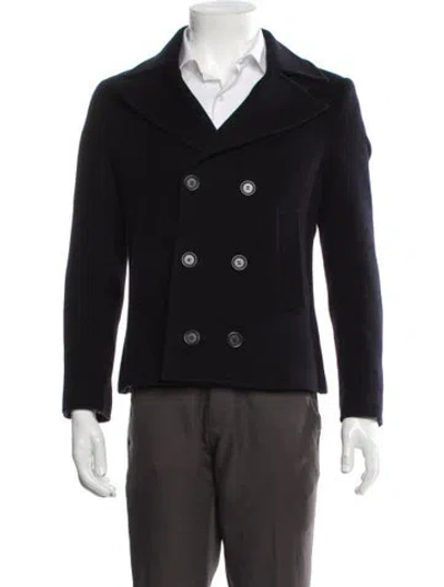 Pre-owned Each X Other Wool Peacoat In Blue