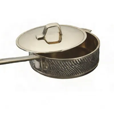 Eaglador Gold Uncoated Kansa Bronze Saute Pan By