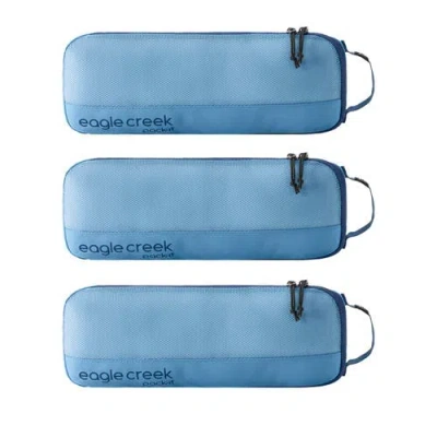 Eagle Creek Pack-it Reveal Slim Cube Set M/m/m In Blue Dawn