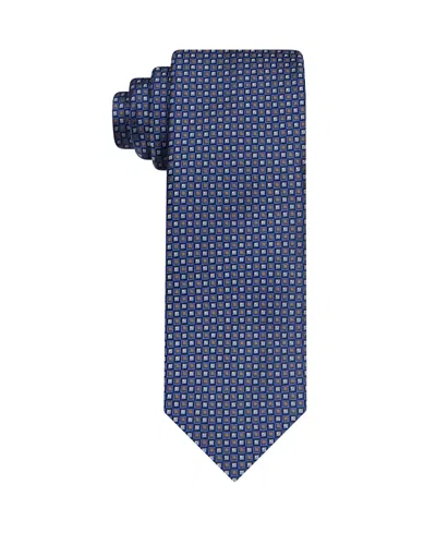 Eagle Van Heusen Men's Microdot Classic Tie In Blue