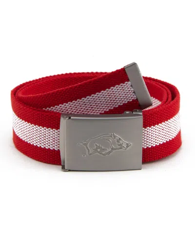Eagles Wings Men's Arkansas Razorbacks Fabric Belt In Multi
