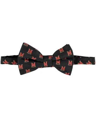 Eagles Wings Men's Black Maryland Terrapins Repeat Bow Tie