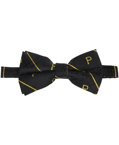 Eagles Wings Men's Black Pittsburgh Pirates Oxford Bow Tie