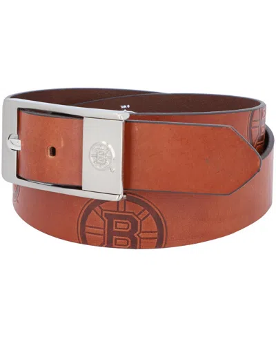 Eagles Wings Men's Boston Bruins Brandish Belt In Brown