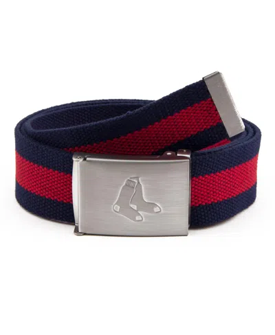 Eagles Wings Men's Boston Red Sox Fabric Belt In Black,red