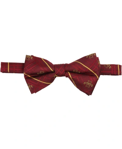 Eagles Wings Men's Cardinal Iowa State Cyclones Oxford Bow Tie In Burgundy