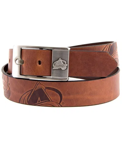 Eagles Wings Men's Colorado Avalanche Brandish Belt In Brown