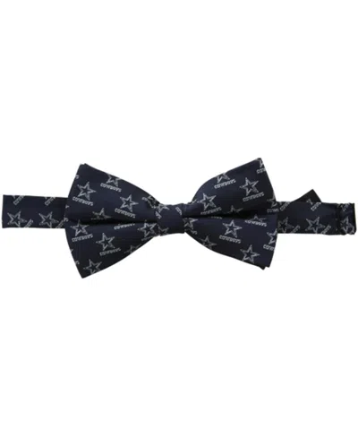 Eagles Wings Men's Dallas Cowboys Repeated Logo Bow Tie In Navy Blue