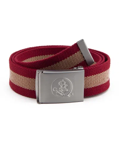 Eagles Wings Men's Florida State Seminoles Fabric Belt In Multi
