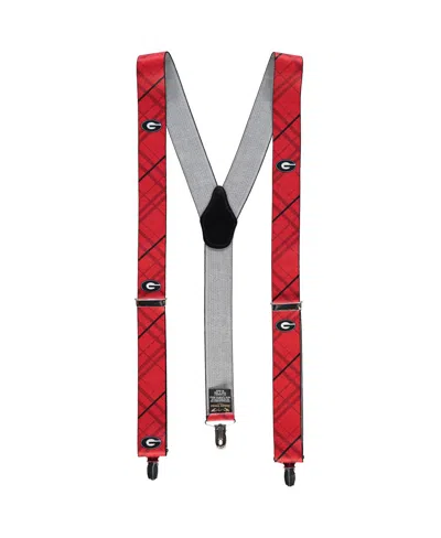 Eagles Wings Men's Georgia Bulldogs Suspenders In Red