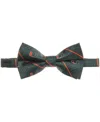 Eagles Wings Men's Green Miami Hurricanes Oxford Bow Tie In Green