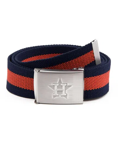 Eagles Wings Men's Houston Astros Fabric Belt In Multi