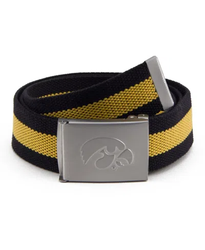 Eagles Wings Men's Iowa Hawkeyes Fabric Belt In Multi