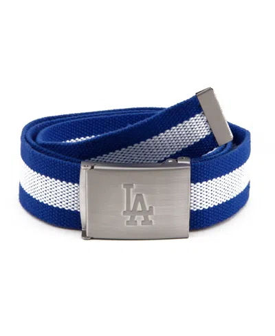 Eagles Wings Men's Los Angeles Dodgers Fabric Belt In Blue